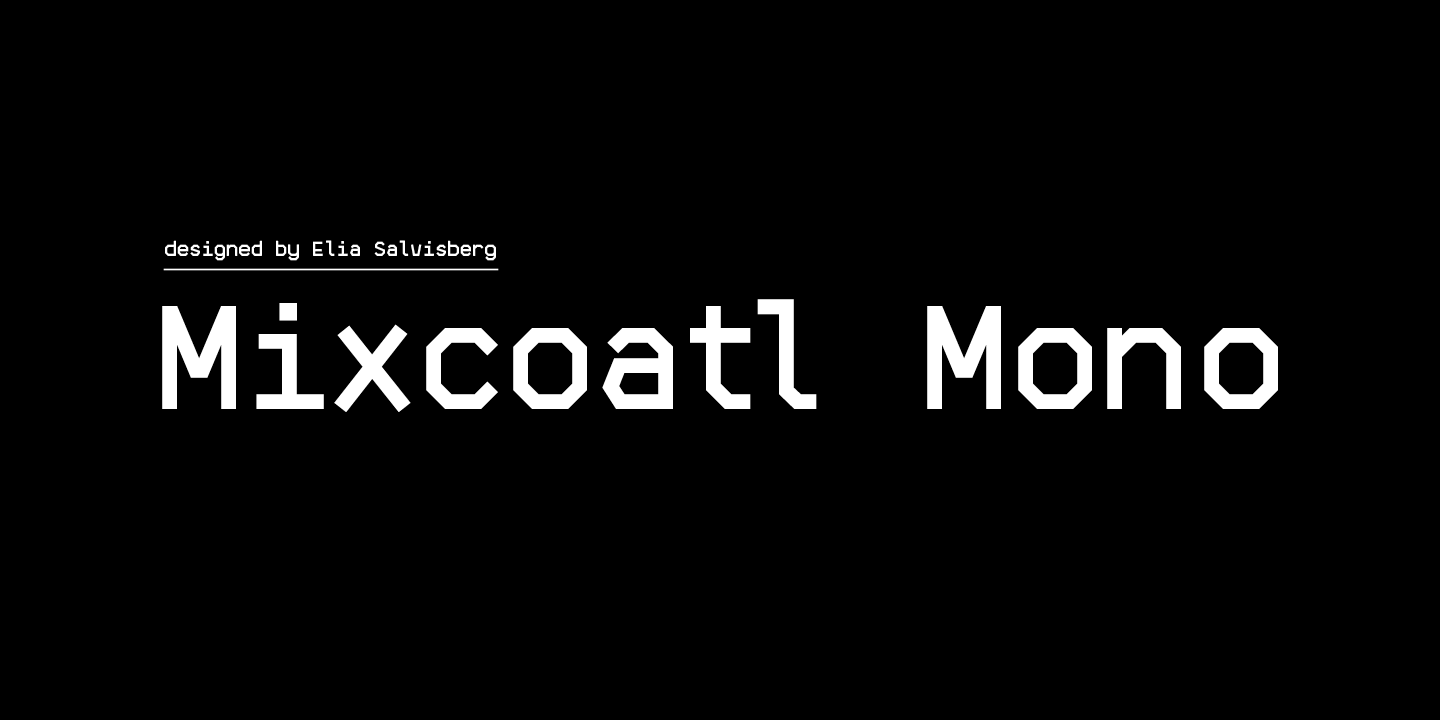 Font Mixcoatl Mono